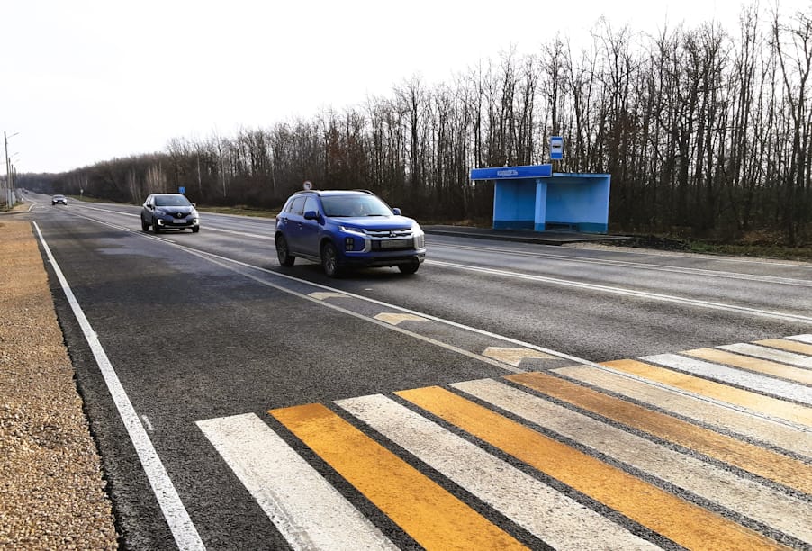 В Липецкой области отремонтирован 7-километровый участок трассы Елец – Долгоруково – Тербуны