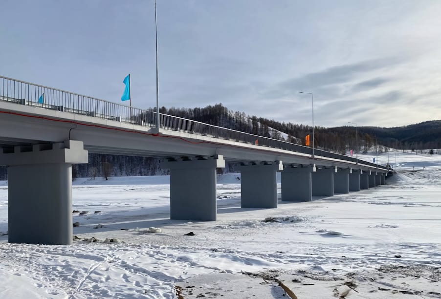 Республика Бурятия: в селе Михайловка введен в эксплуатацию мост через реку Джиду 